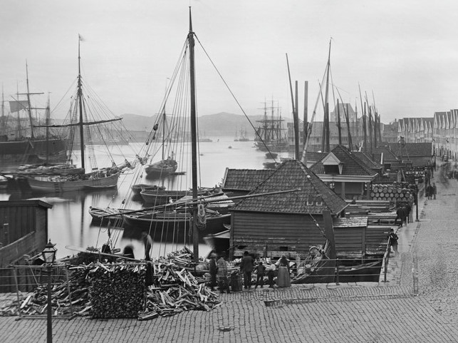 Brørvikskuto, gamle Bergen
